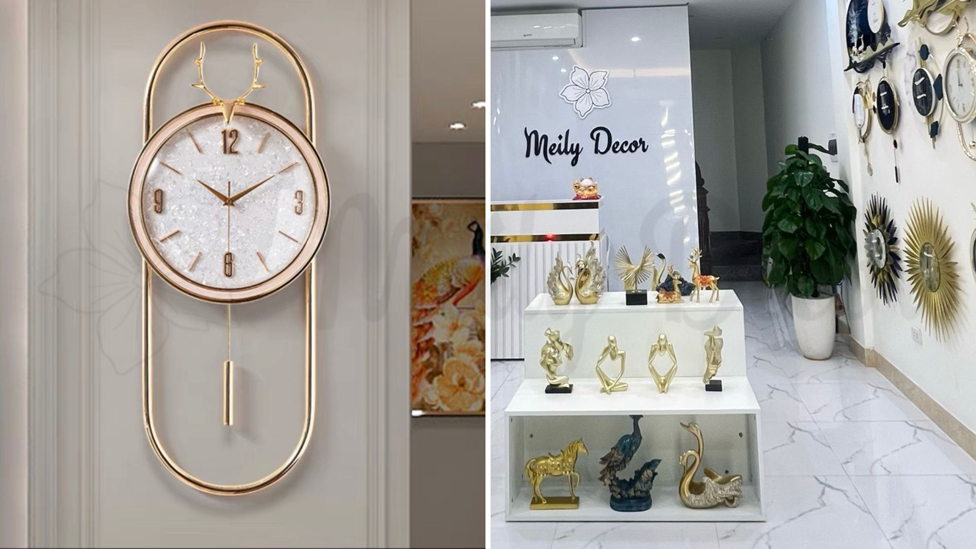 Mua đồng hồ treo tường cỡ lớn chất lượng tại Nội Thất Thắng Nhân