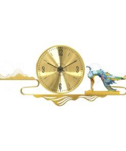 Đồng hồ chim công đơn và núi